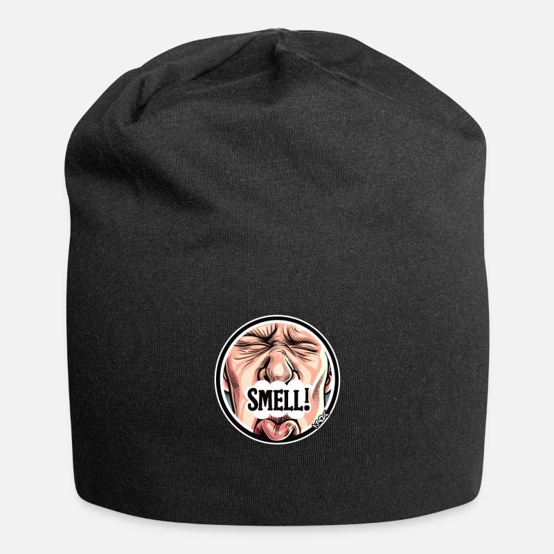 Unerwünschter Geruch, es stinkt - Jersey-Beanie - Schwarz