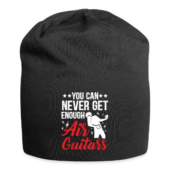 On ne se lasse jamais des guitares aériennes Funnier - Bonnet en jersey - noir - Devant