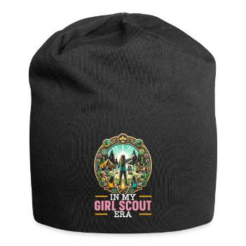 Scout leader scout group camping hiking - Jersey Beanie - black - Front