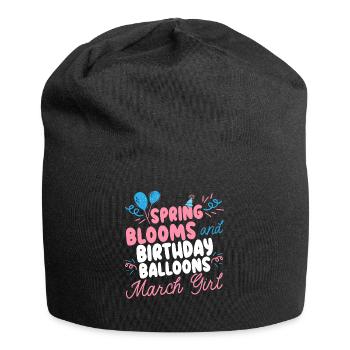 Happy Birthday, Celebrant, Bday party, - Jersey Beanie - black - Front