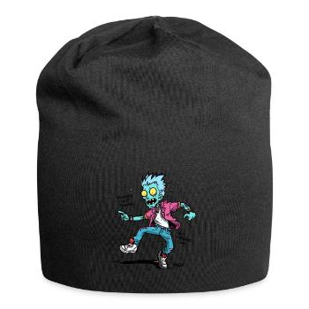 Punk ist nicht tot, aber ich: Punker Zombie - Jersey-Beanie - Schwarz - Vorne
