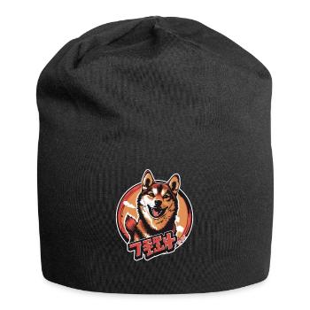 Japanese dog: Shiba Inu - Jersey Beanie - black - Front