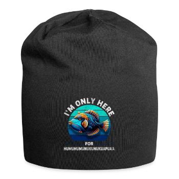 Humuhumunukunukuapua'a Hawaiian Reef Triggerfish - Jersey Beanie - black - Front