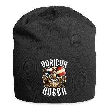 Puerto Rico Flagge Land Nationalität Pr Boricua - Jersey-Beanie - Schwarz - Vorne