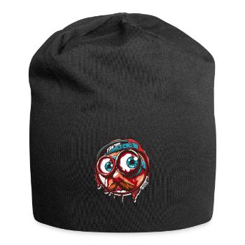 Big Eyes Glasses Freak, I Saw This - Jersey Beanie - black - Front