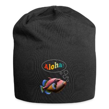 Humuhumunukunukuapua'a Hawaiian Reef Pusher - Jersey Beanie - black - Front