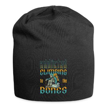 Klettern Kletterer - Jersey-Beanie - Schwarz - Vorne