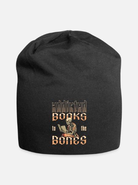 Book Bookworm Bookworm - Jersey Beanie - black