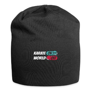 Karate Karate On World Off - Jersey-Beanie - Schwarz - Vorne