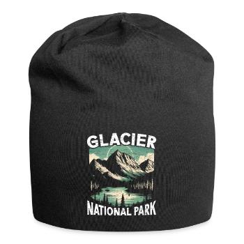 Gletscher-nationalpark Outdoor-reisen Usa Amerika - Jersey-Beanie - Schwarz - Vorne