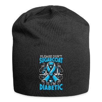 Diabetes-bewusstsein T1d Diabetiker Insulin Typ 1 - Jersey-Beanie - Schwarz - Vorne