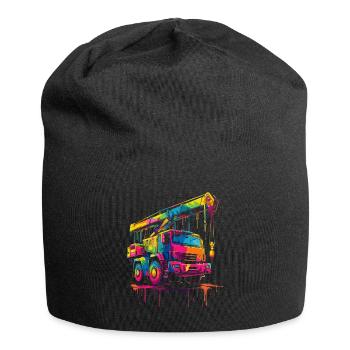 Grutier Driver Construction Pop Art - Bonnet en jersey - noir - Devant