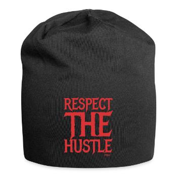 Respectez l’enjeu et l’agitation - Bonnet en jersey - noir - Devant