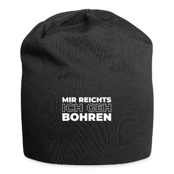 Zahnarzt Dentist Mir Reichts Ich Geh Bohren - Jersey-Beanie - Schwarz - Vorne