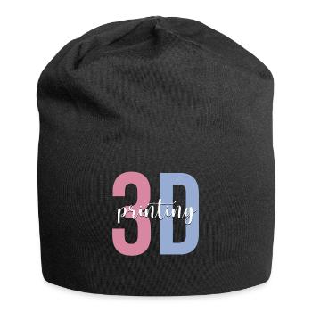3D Printer Machine - Jersey Beanie - black - Front