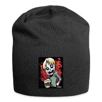 Funny Funky Young GEN Z-ombie - Jersey Beanie - black - Front