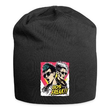 Pop music culture and 80s freak - Jersey Beanie - black - Front
