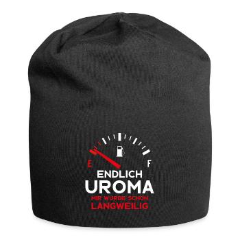 ERSTER URENKEL ENDLICH UROMA - Jersey-Beanie - Schwarz - Vorne