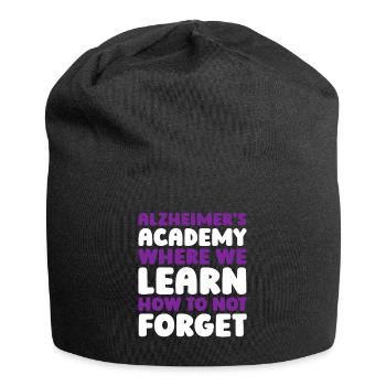 Maladie d’Alzheimer - Bonnet en jersey - noir - Devant