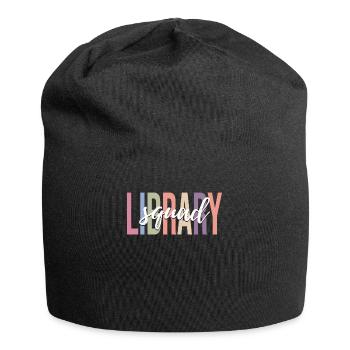 Buchliebhaber Leser Bibliothekar - Jersey-Beanie - Schwarz - Vorne