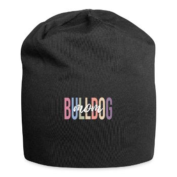 Amoureux des bouledogues - Bonnet en jersey - noir - Devant