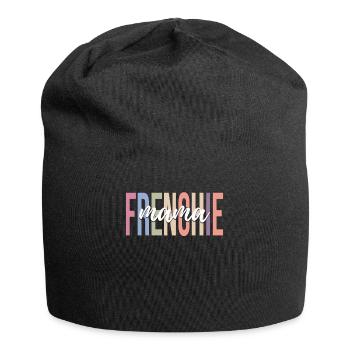 French Bulldog Lover French Dog - Jersey Beanie - black - Front