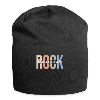 Géologue collectionneur de roches Rockhounding - Bonnet en jersey - noir - Devant