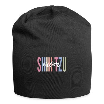Dog Lover Dog Mother - Jersey Beanie - black - Front
