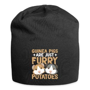 Meerschweinchen sind einfach pelzige Kartoffeln Me - Jersey-Beanie - Schwarz - Vorne