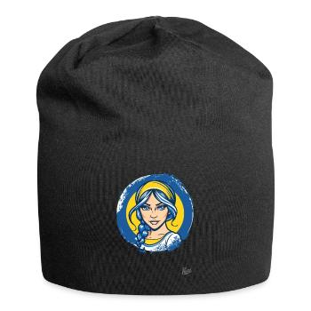 The Beauty of Ukraine: Unbroken Spirit - Jersey Beanie - black - Front