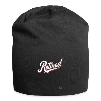 Retraité, le retraité enfin à la retraite - Bonnet en jersey - noir - Devant