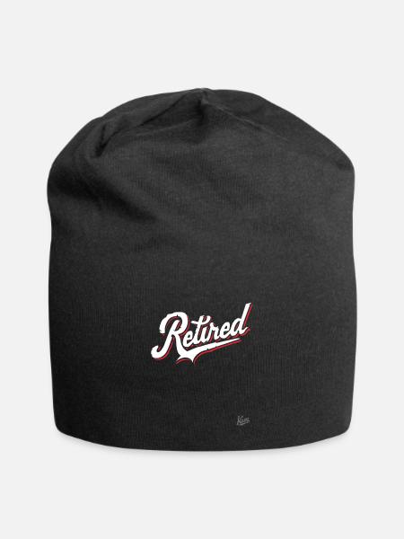 Im Ruhestand, der Rentner endlich in Rente - Jersey-Beanie - Schwarz