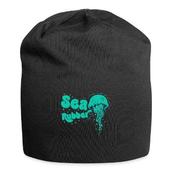 Conception amusante de caoutchouc de mer de méduse pour les fans de mer - Bonnet en jersey - noir - Devant