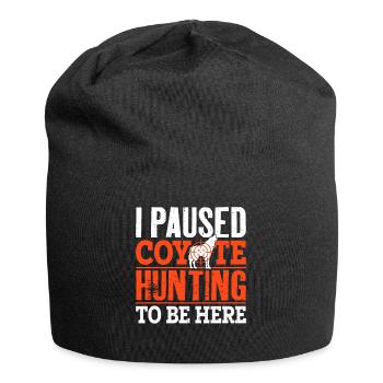 Coyote Hunter Yote - Jersey Beanie - black - Front