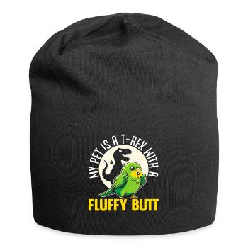 Perruche amoureuse de la perruche Perruche oiseau - Bonnet en jersey - noir - Devant