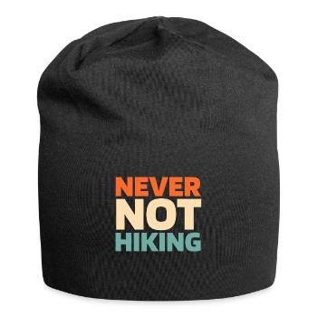 Wandern Wanderer - Jersey-Beanie - Schwarz - Vorne