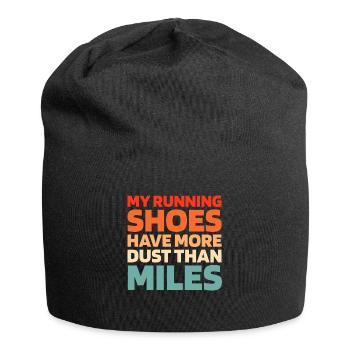 Schwarzer Humor Funny Quote Saying - Jersey-Beanie - Schwarz - Vorne