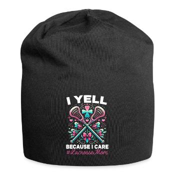 Lacrosse Spieler Lax Coach Sport Lacrosse Torwart - Jersey-Beanie - Schwarz - Vorne