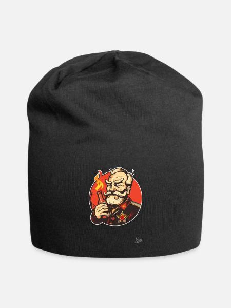 Parodie d’un parti communiste avec une bouteille - Bonnet en jersey - noir