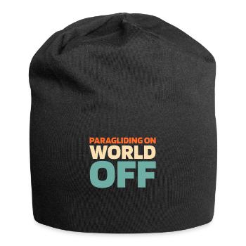 Paragleiter Paragleiten Paragliding On World Off - Jersey-Beanie - Schwarz - Vorne