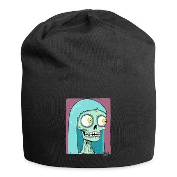 Marriage of the Skull Zombie Bride - Jersey Beanie - black - Front