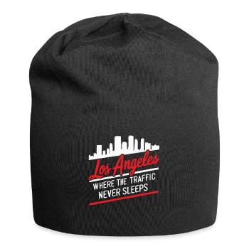 États-Unis États-Unis État d’Amérique Go - Bonnet en jersey - noir - Devant