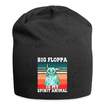 Grand Floppa Ghost Animal - Bonnet en jersey - noir - Devant