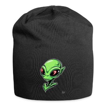 Super-Schicker Alien - Jersey-Beanie - Schwarz - Vorne
