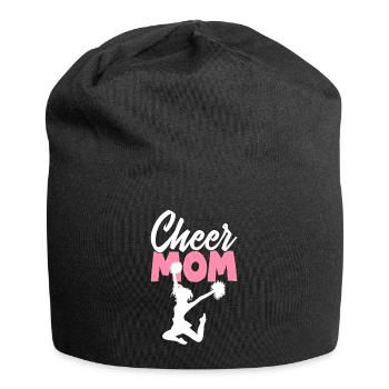 Cheer Mom Cheerleading Cheerleader Cheer Squad - Jersey-Beanie - Schwarz - Vorne