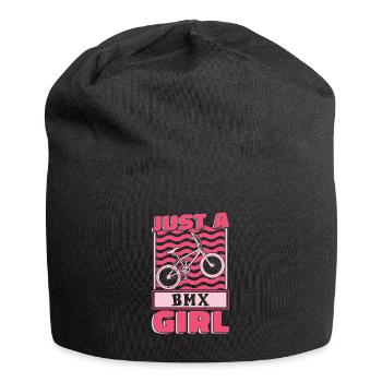 Bmx Bmx Biker Juste Une Bmx Girl - Bonnet en jersey - noir - Devant