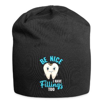 Technicien de laboratoire dentaire Dentiste Be Nice I h - Bonnet en jersey - noir - Devant