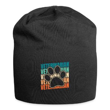 Vétérinaire Vétérinaire - Bonnet en jersey - noir - Devant
