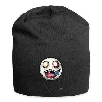 Evil Funny Horror Creature - Jersey Beanie - black - Front