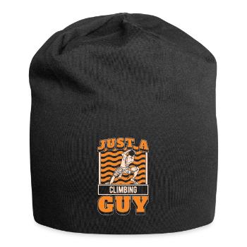 Grimpeur d’escalade juste un grimpeur - Bonnet en jersey - noir - Devant